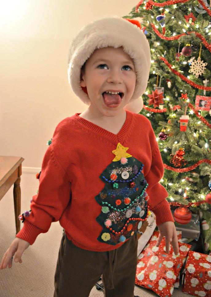 DIY Ugly Sweater For Kids
 Kids Ugly Christmas Sweaters