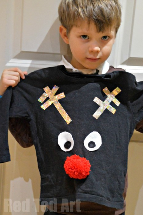DIY Ugly Sweater For Kids
 DIY Ugly Christmas Sweaters C R A F T