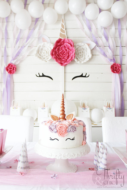 Diy Unicorn Birthday Party Ideas
 Thrifty and Chic DIY Projects and Home Decor