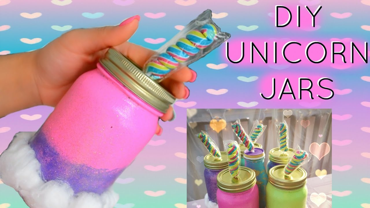 Diy Unicorn Party Ideas
 DIY UNICORN MASON JARS UNICORN PARTY DECOR