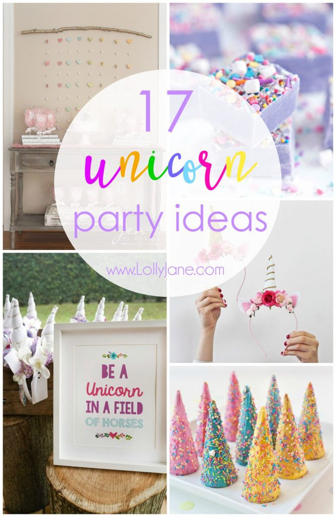 Diy Unicorn Party Ideas
 17 Unicorn Party Ideas To Throw The Ultimate Unicorn Party