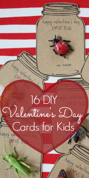 DIY Valentine Cards For Kids
 16 DIY Valentine s Day Cards for Kids