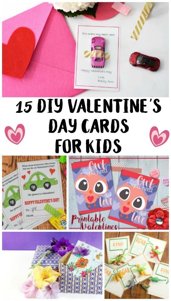 DIY Valentines Cards For Kids
 15 DIY Valentine s Day Cards For Kids Not Quite Susie