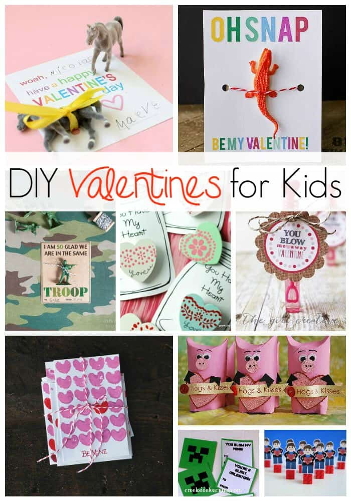 DIY Valentines Cards For Kids
 DIY Valentines for kids to make and give