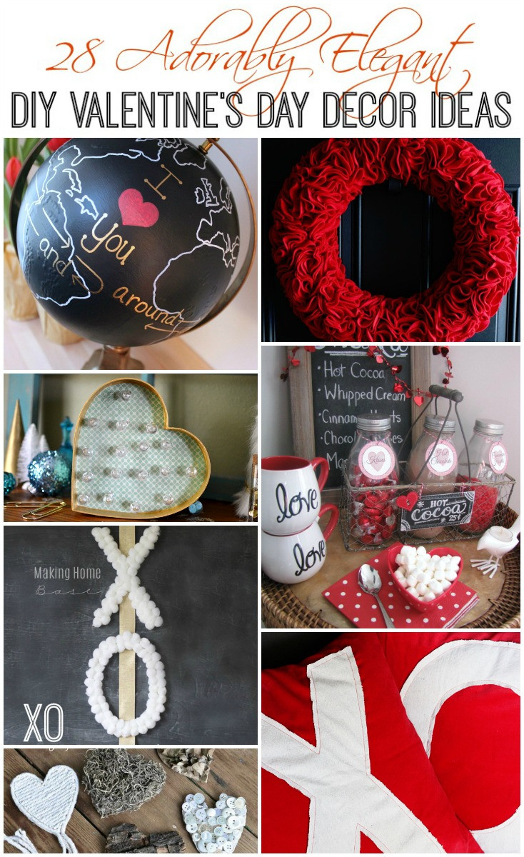 DIY Valentines Day Decor
 28 Adorably Elegant DIY Valentine s Day Decor Ideas