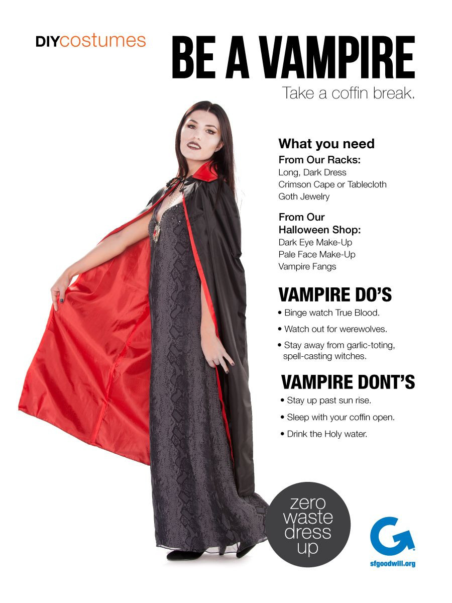 DIY Vampire Costumes For Women
 Vampire Do s and Don ts for Halloween Cute tips from
