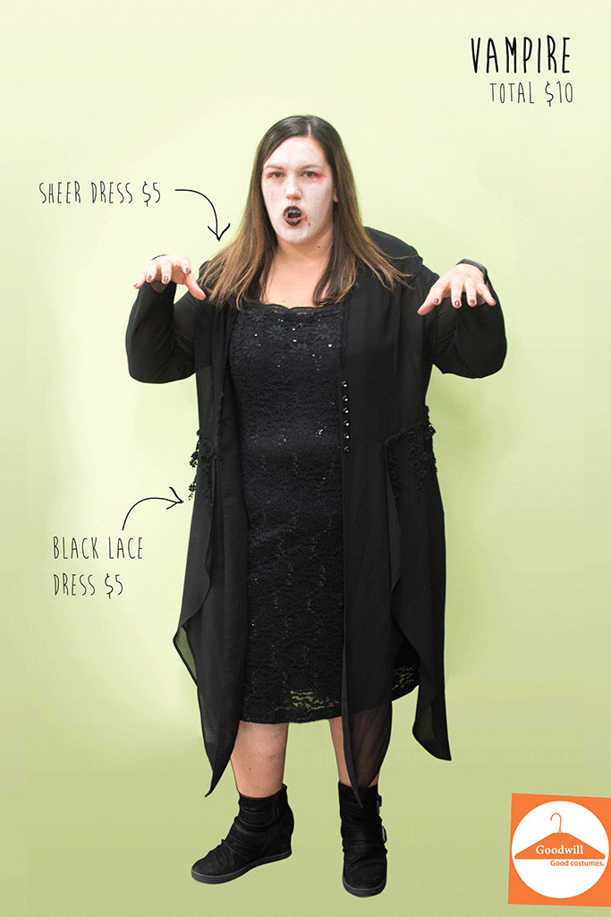 DIY Vampire Costumes For Women
 Last minute DIY costumes that don’t look last minute