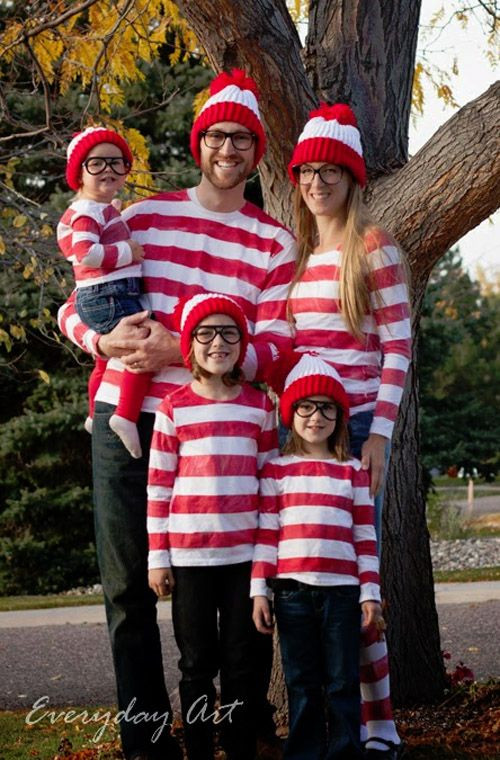 DIY Waldo Costume
 21 Freakishly Fun Couples and Family Halloween Costumes