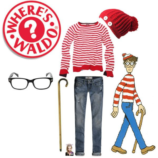 DIY Waldo Costume
 "DIY Where s Waldo Halloween Costume" by jessicaleila on