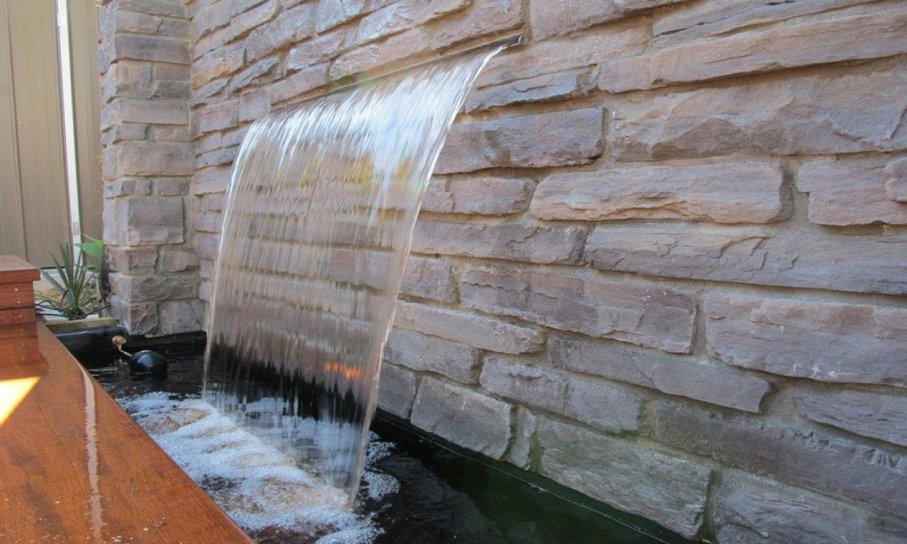 DIY Wall Fountain Outdoor
 Stone wall features diy outdoor wall fountain outdoor