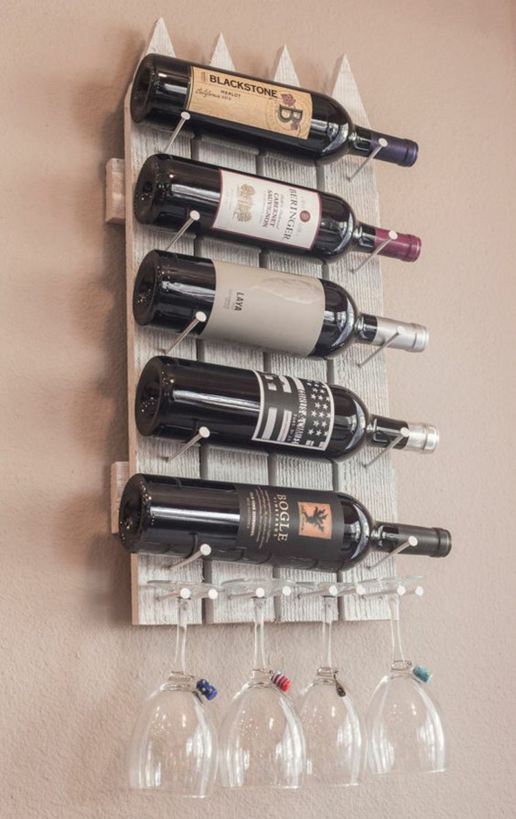 DIY Wall Wine Rack
 Wine Rack Himself Build And Properly Store The Wine