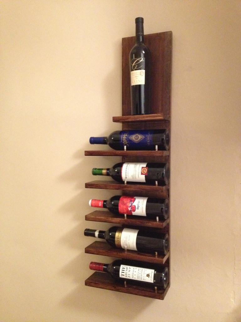 DIY Wall Wine Rack
 14 Easy DIY Wine Rack Plans