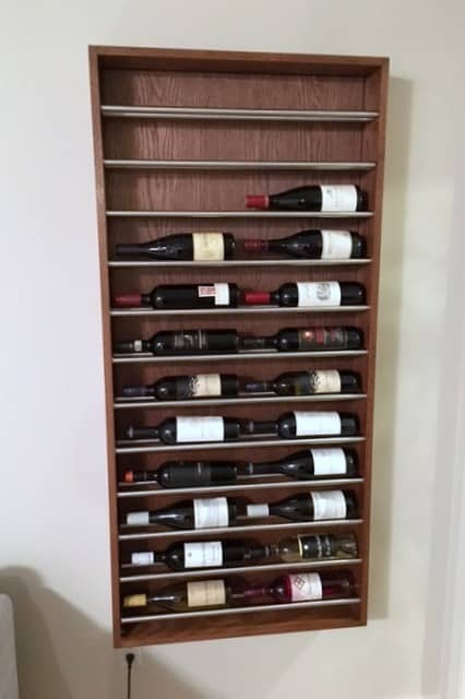 DIY Wall Wine Rack
 20 Clever DIY Wine Rack Ideas The Handyman s Daughter