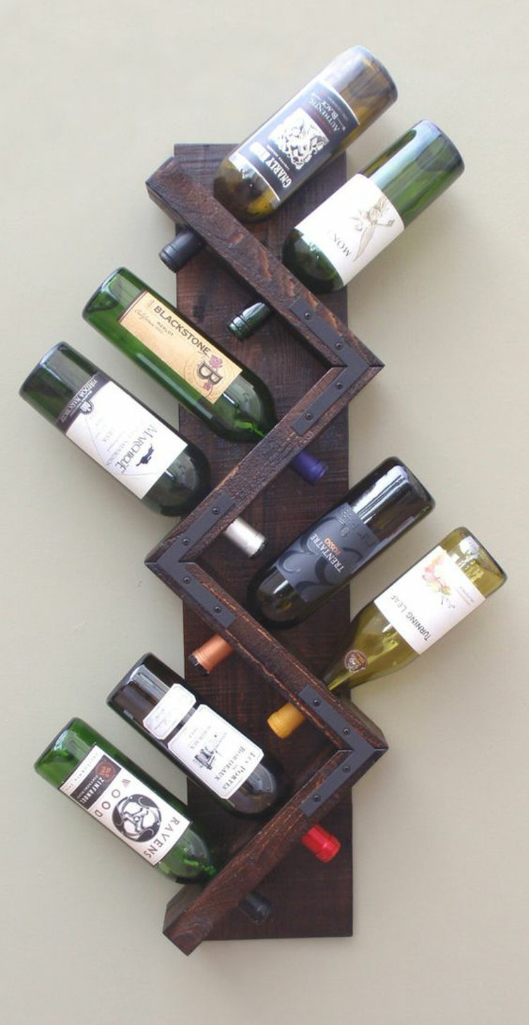 DIY Wall Wine Rack
 Wine Rack Himself Build And Properly Store The Wine