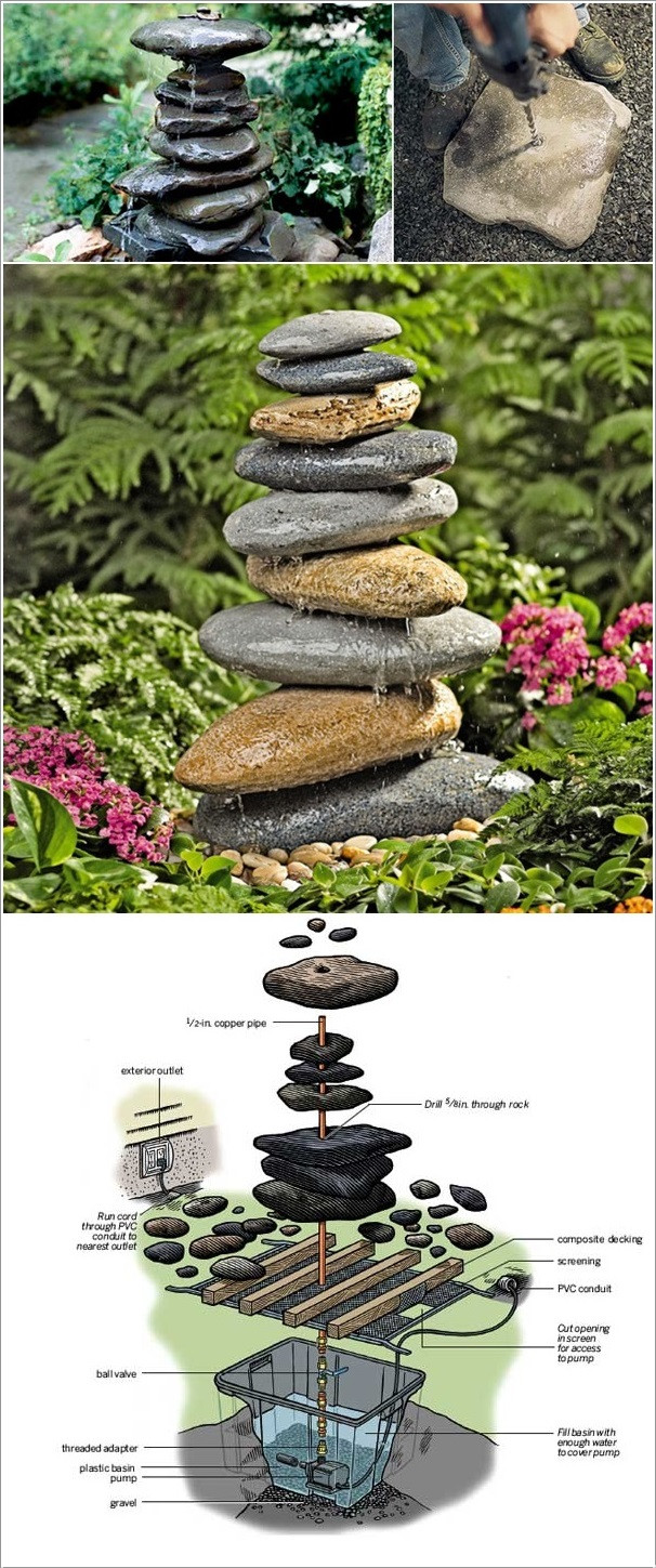 DIY Water Fountains Outdoor
 10 Waterfall Fountain Ideas to Adorn Your Garden Amazing