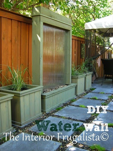 DIY Water Wall Outdoor
 DIY Patio Water Wall