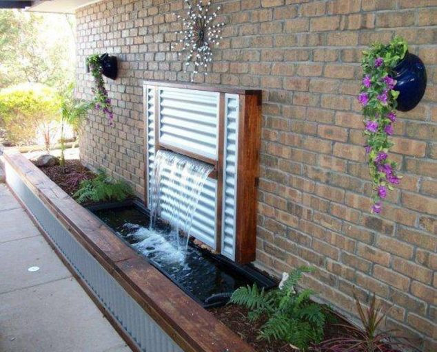 DIY Water Wall Outdoor
 15 Exclusive Backyard Waterfall Fountain You Would Like to