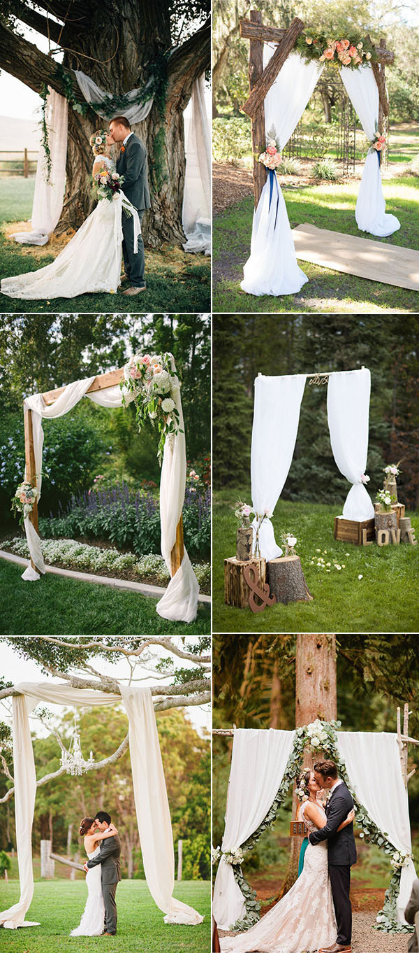 DIY Wedding Arches Ideas
 25 Chic And Easy Rustic Wedding Arch Ideas For DIY Brides