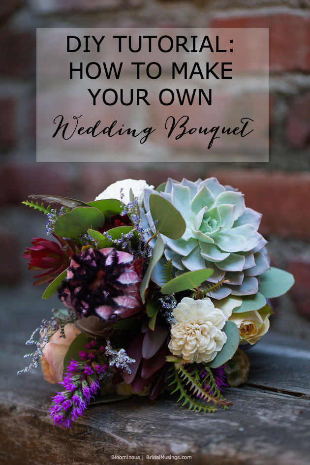 DIY Wedding Bouquets Ideas
 DIY Tutorial How To Make Your Own Bohemian Wedding Bouquet