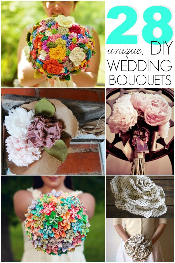 DIY Wedding Bouquets Ideas
 DIY wedding bouquets C R A F T