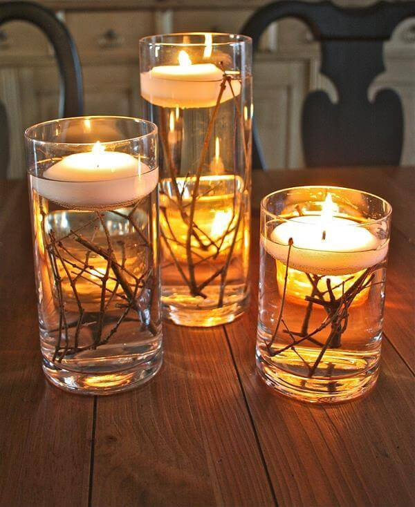 DIY Wedding Centerpieces Candles
 8 DIY Candle Centerpieces Candle Holder Ideas