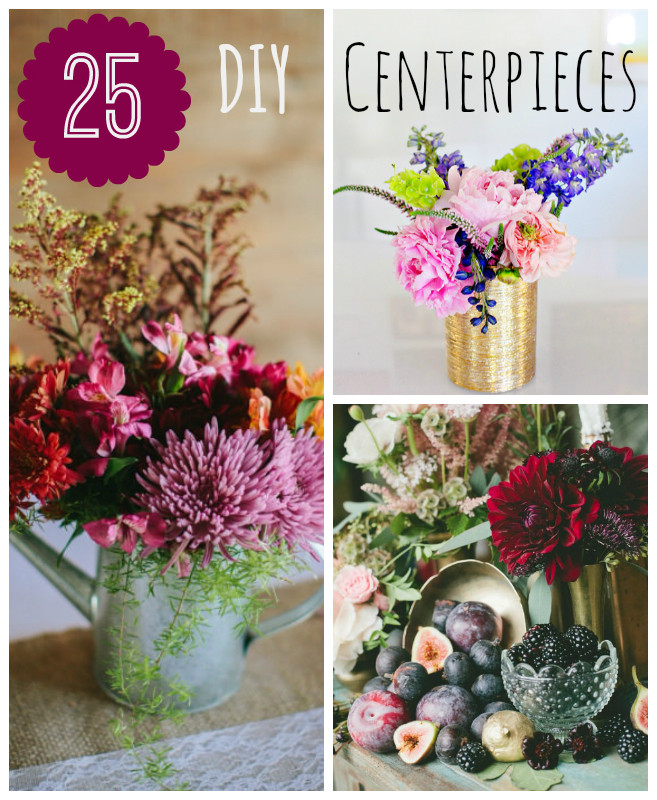 DIY Wedding Centerpieces Ideas
 25 DIY Wedding Centerpieces