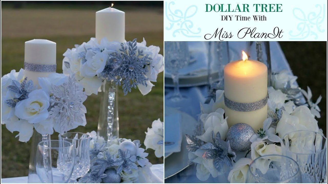 DIY Wedding Centerpieces Ideas
 DIY Dollar Tree Wedding Centerpiece for $10