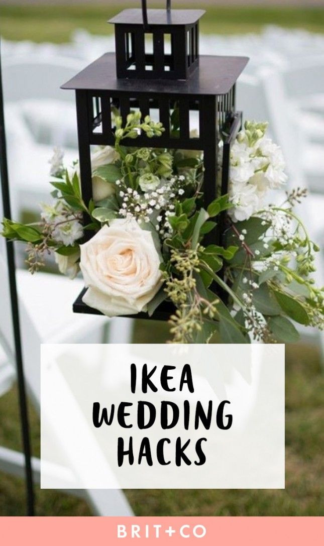 DIY Wedding Decor On A Budget
 Bookmark this for fun cheap IKEA hacks to try for your