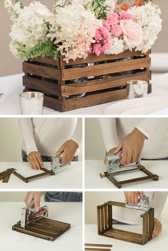 DIY Wedding Decor On A Budget
 Rustic Stick Basket
