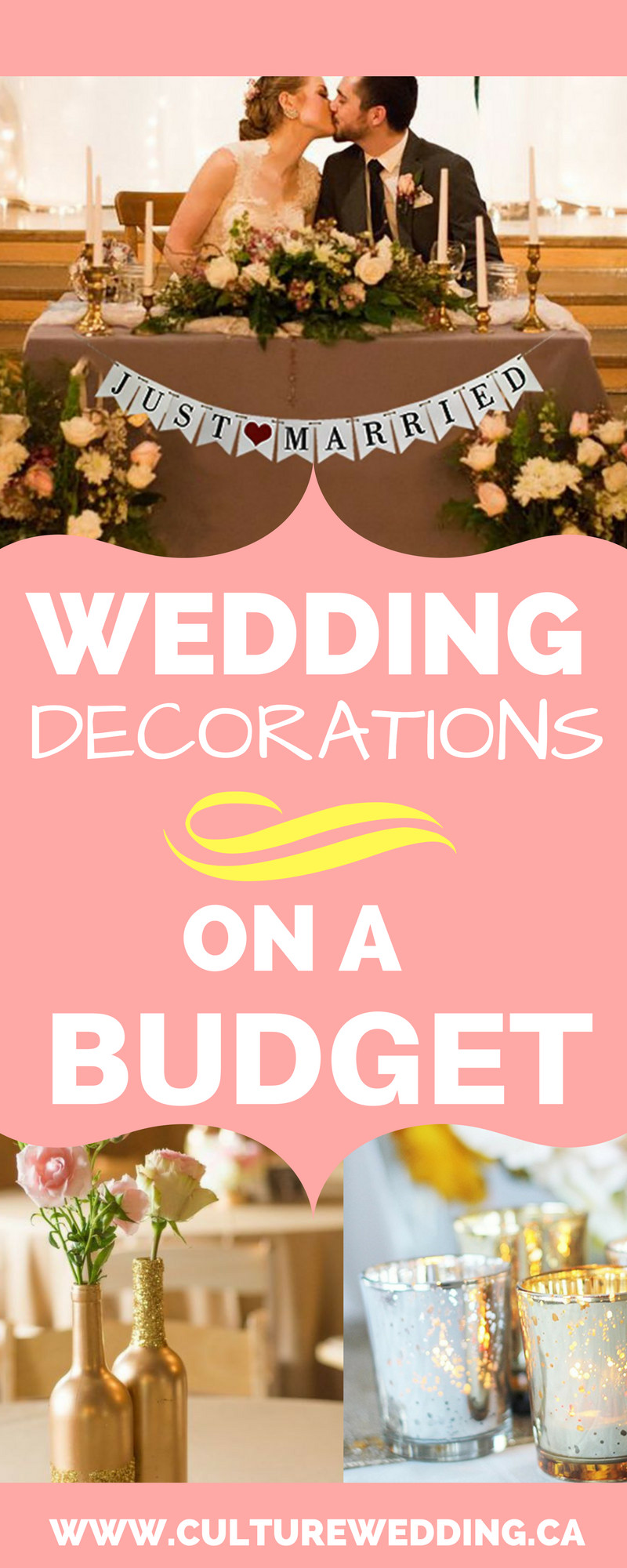 DIY Wedding Decor On A Budget
 How to Wedding Decorations on a Bud Get them now