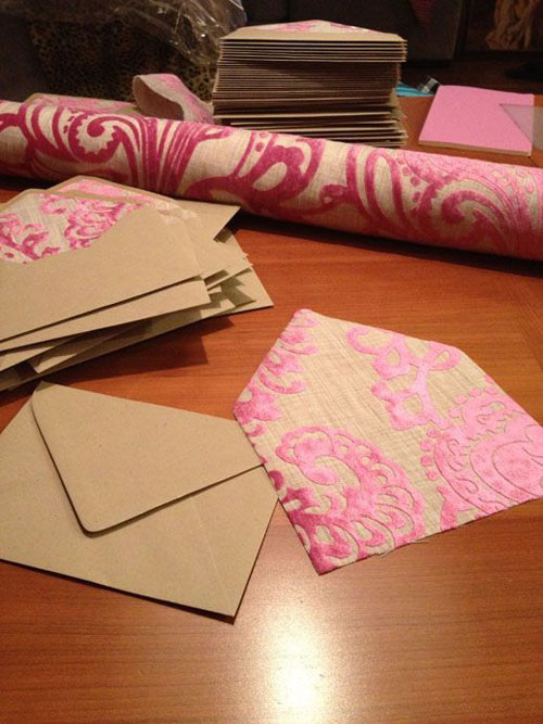 DIY Wedding Envelopes
 24 DIY Wedding Invitations That Will Save You Money