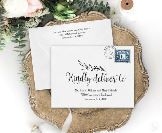 DIY Wedding Envelopes
 Wedding Envelopes DIY Wedding Envelope Addressing Template