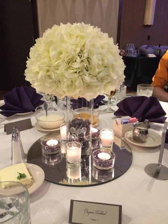 DIY Wedding Floral Arrangements
 DIY Silk Floral and Candle Centerpiece