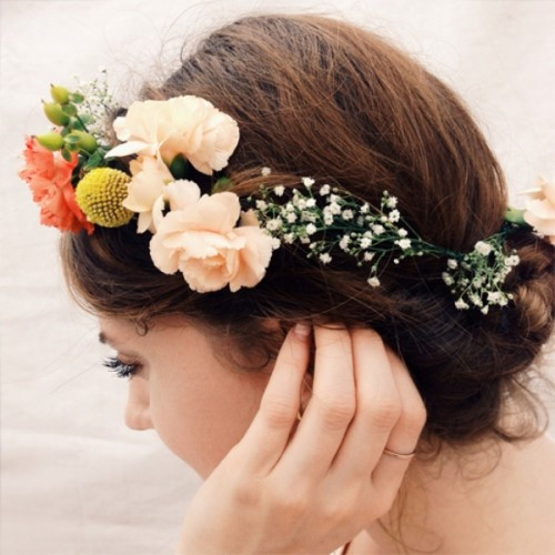 DIY Wedding Headpiece
 20 Beautiful DIY Flower Crowns For A Bride Weddingomania