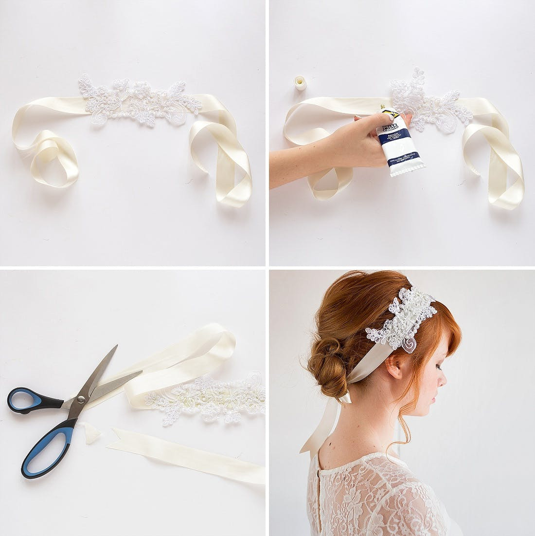 DIY Wedding Headpiece
 How to Make a Gorgeous Wedding Hair Accessory in Less Than