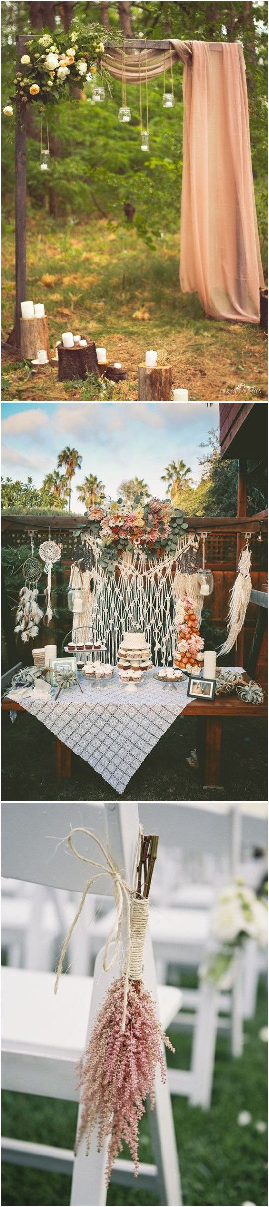 DIY Wedding Ideas Pinterest
 20 Gorgeous Boho Wedding Décor Ideas on Pinterest