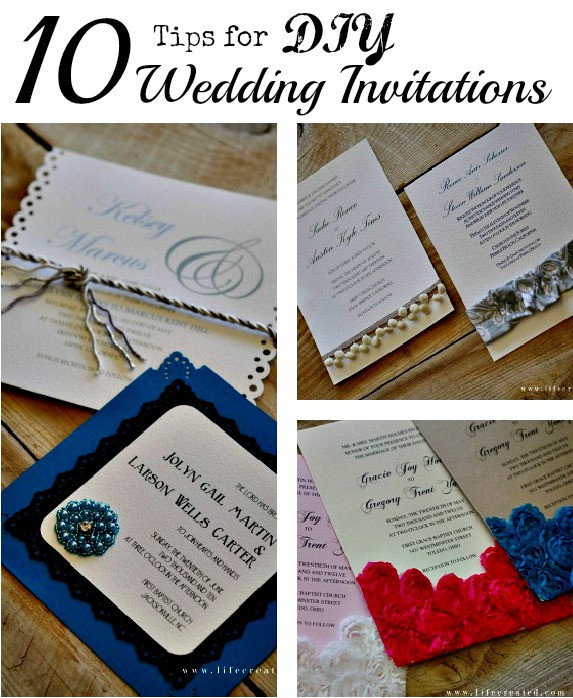 DIY Wedding Invitation Ideas
 Craftaholics Anonymous