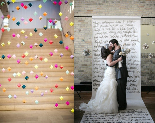 DIY Wedding Photo Backdrop
 20 Great DIY Wedding Backdrop Ideas – Design Sponge