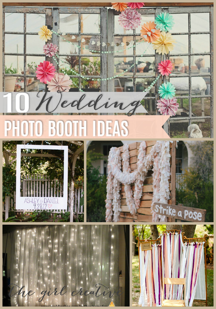 DIY Wedding Photo Backdrop
 10 DIY Wedding Booths