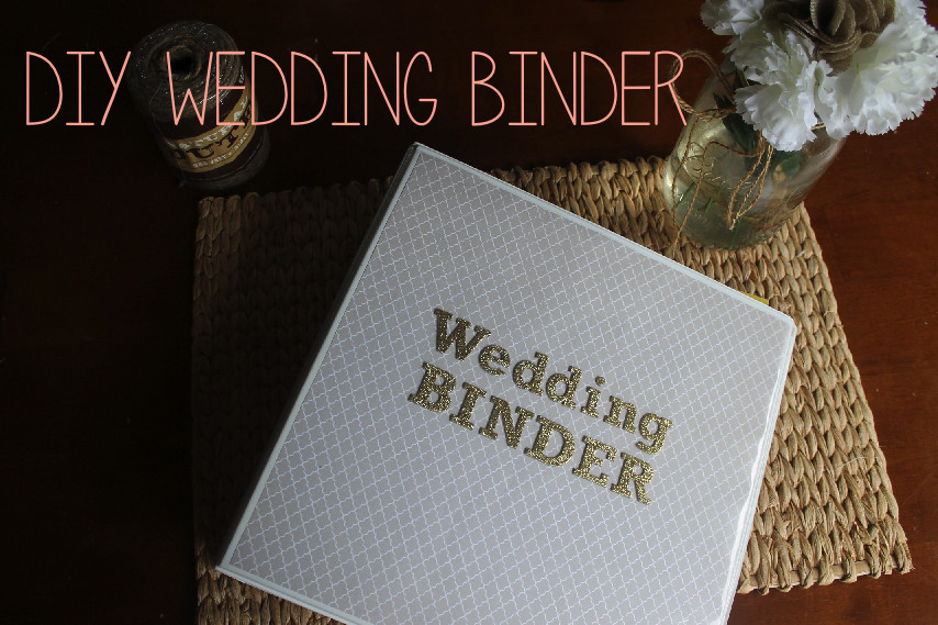 DIY Wedding Planner Binder
 Corin Bakes DIY Wedding Planning Binder