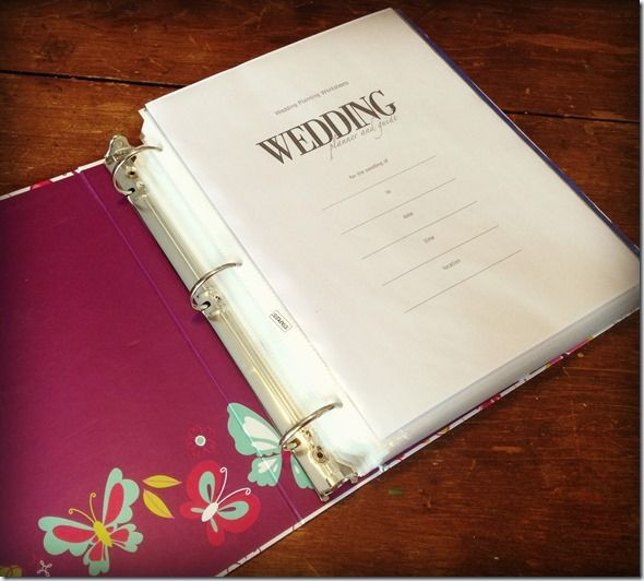 DIY Wedding Planner Binder
 How to Make a Wedding Planning Binder Your Easy Step by