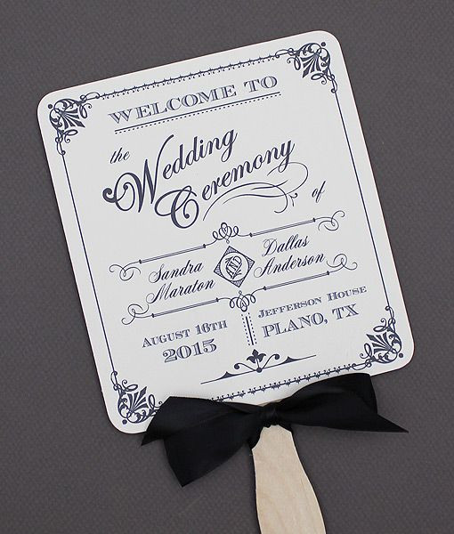 DIY Wedding Programs Fans Template
 Pin by Download & Print on DIY Wedding Programs