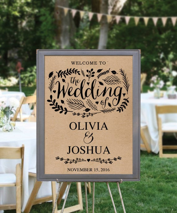 DIY Wedding Sign Templates
 Items similar to Wedding Wel e Sign Template Editable