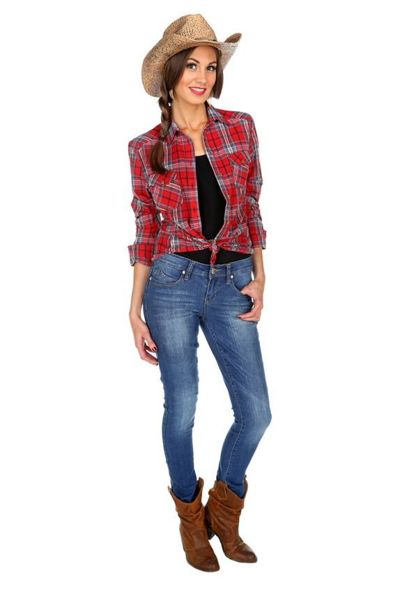 DIY Western Costume
 halloween costumes with plaid shirts Google Search