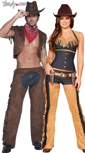 DIY Western Costume
 Wild Wild West Couples Costume Men s Saddle and Straddle