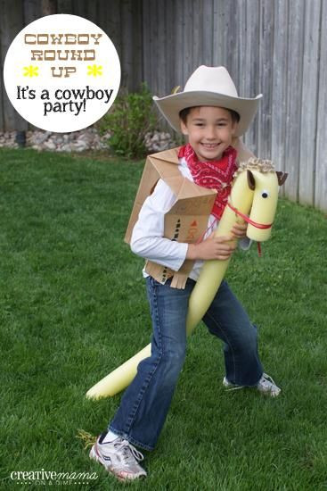 DIY Western Costume
 DIY BOYS HALLOWEEN COSTUMES DIY Yeehaw Cowboy Roundup