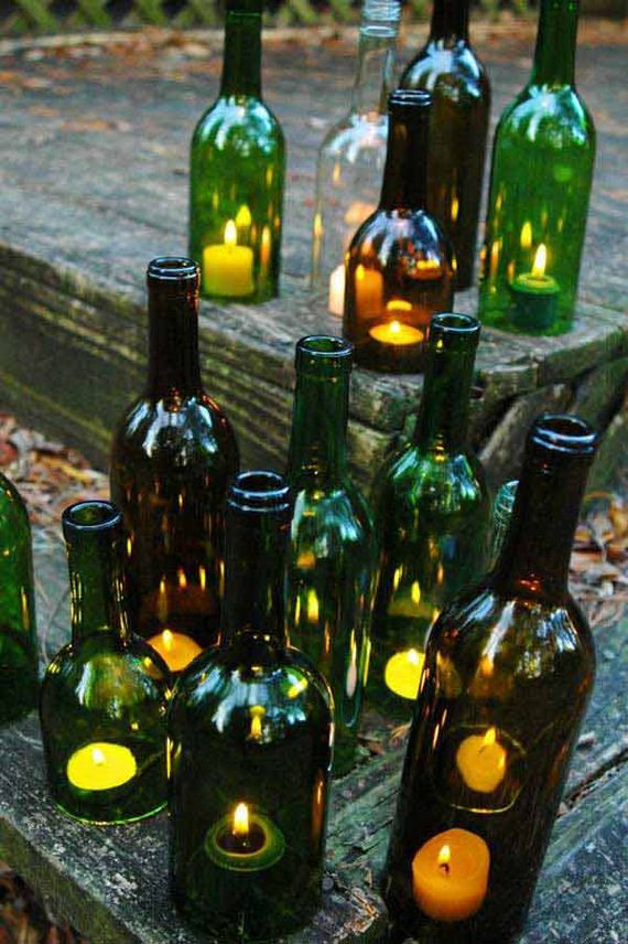 DIY Wine Bottle Decorations
 DIY Wine Bottle Outdoor Decorating Ideas DIYCraftsGuru