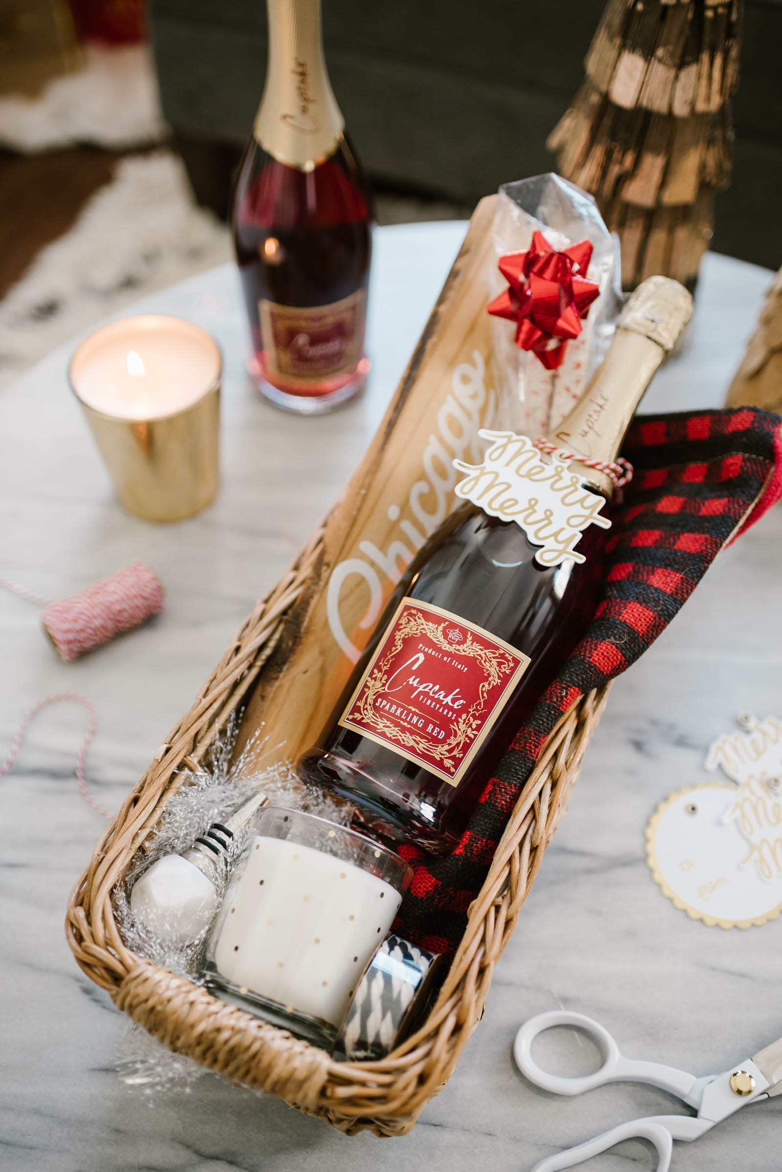 DIY Wine Gift Baskets Ideas
 Last Minute Holiday Idea Easy Homemade Gift Baskets