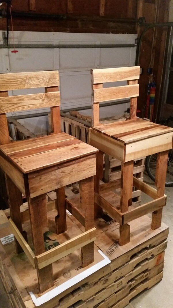 DIY With Wooden Pallets
 DIY Wood Pallet Stool Chair Ideas – Ideas with Pallets