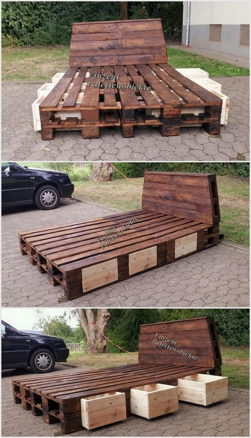 DIY With Wooden Pallets
 100 DIY Ideas For Wood Pallet Beds